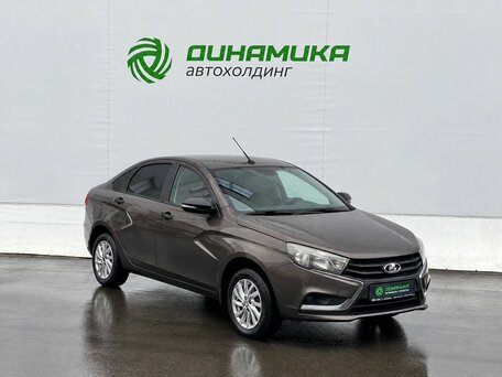 2018 Lada (ВАЗ) Vesta I, коричневый, 609000 рублей, вид 3