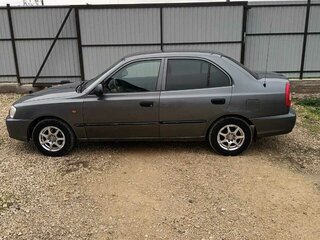 2004 Hyundai Accent ТагАЗ II, серый, 350000 рублей, вид 4