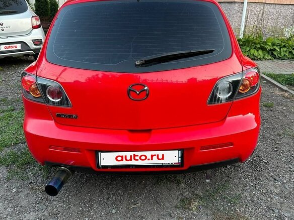 2006 Mazda 3 I (BK) Рестайлинг, красный, 450000 рублей - вид 2