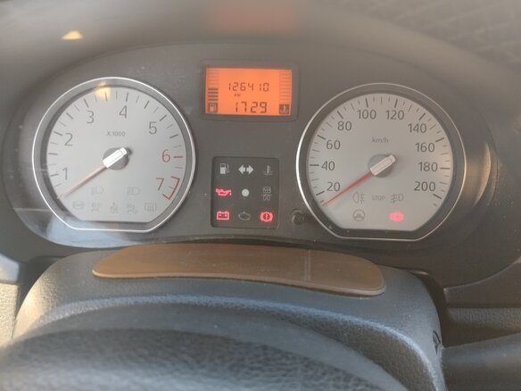 2008 Renault Logan I, серый, 355000 рублей - вид 6