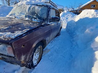 2007 Lada (ВАЗ) 2107, пурпурный, 25000 рублей, вид 2