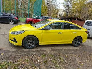 2018 Hyundai Sonata VII (LF) Рестайлинг, жёлтый, 1090000 рублей, вид 4