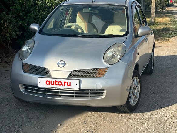 2003 Nissan March III (K12), серебристый, 305000 рублей - вид 2