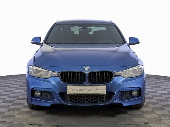 2018 BMW 3 серии 330i xDrive VI (F3x) Рестайлинг, синий, 3010000 рублей - вид 1