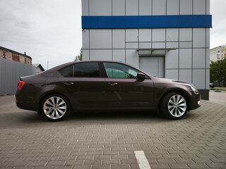 2014 Skoda Octavia III (A7), коричневый, 1295000 рублей, вид 2