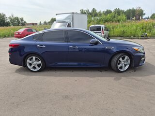 2019 Kia Optima IV Рестайлинг, синий, 1900000 рублей, вид 5