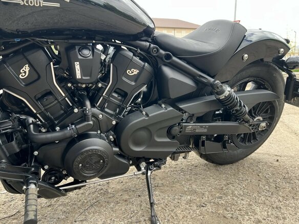 2024 Indian Scout, чёрный, 1590000 рублей - вид 6