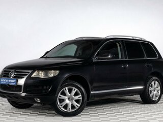 2008 Volkswagen Touareg I Рестайлинг, чёрный, 1399000 рублей, вид 3