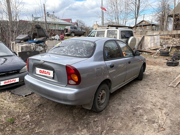 2006 Chevrolet Lanos I, серебристый, 135000 рублей - вид 3