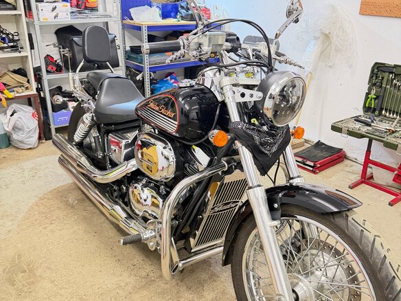 2001 Honda Shadow 750, чёрный, 530000 рублей - вид 21