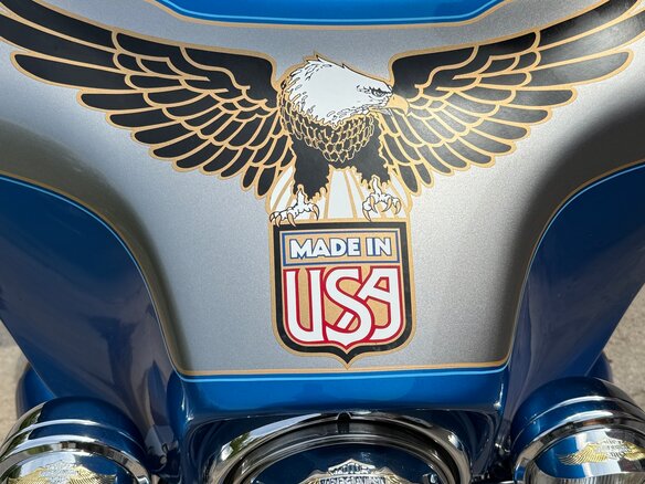 1997 Harley-Davidson Electra Glide, синий, 820000 рублей - вид 16