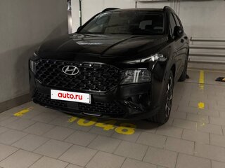 2021 Hyundai Santa Fe IV Рестайлинг, чёрный, 4850000 рублей, вид 3