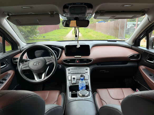 2021 Hyundai Santa Fe IV Рестайлинг, коричневый, 3450000 рублей - вид 15