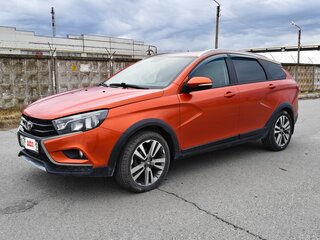 2017 Lada (ВАЗ) Vesta SW Cross I, оранжевый, 900000 рублей, вид 1