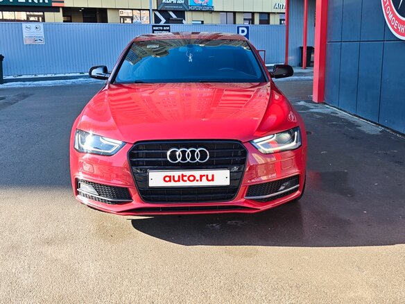2014 Audi A4 IV (B8) Рестайлинг, красный, 1800000 рублей - вид 11