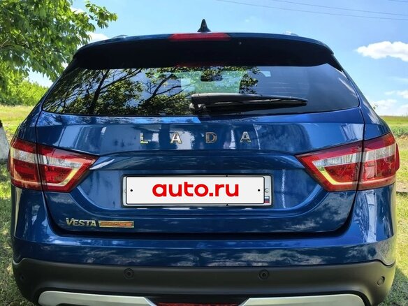 2021 Lada (ВАЗ) Vesta SW Cross I, синий, 1400000 рублей - вид 3