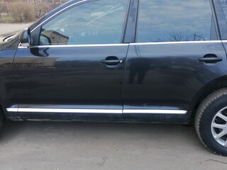 2006 Volkswagen Touareg I, чёрный, 840000 рублей, вид 4