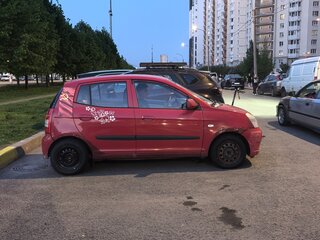 2007 Kia Picanto I, красный, 210000 рублей, вид 4