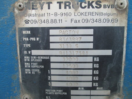 1994 Faymonville Megamax, синий, 1750000 рублей, вид 2