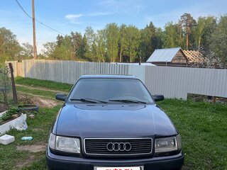 1993 Audi 100 IV (C4), синий, 180000 рублей, вид 1
