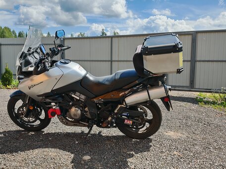2008 Suzuki V-Strom 1000, серебристый, 499999 рублей, вид 5
