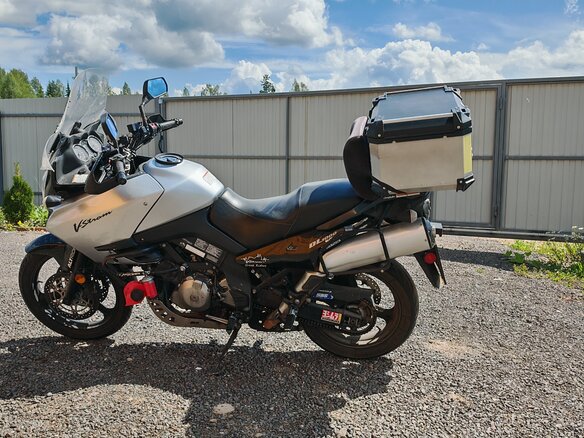 2008 Suzuki V-Strom 1000, серебристый, 499999 рублей - вид 4