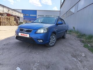 2010 Kia Rio II Рестайлинг, синий, 380000 рублей, вид 2