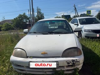 1999 Chevrolet Metro, белый, 60000 рублей, вид 1