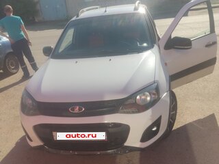 2016 Lada (ВАЗ) Kalina Cross II, белый, 500000 рублей, вид 3