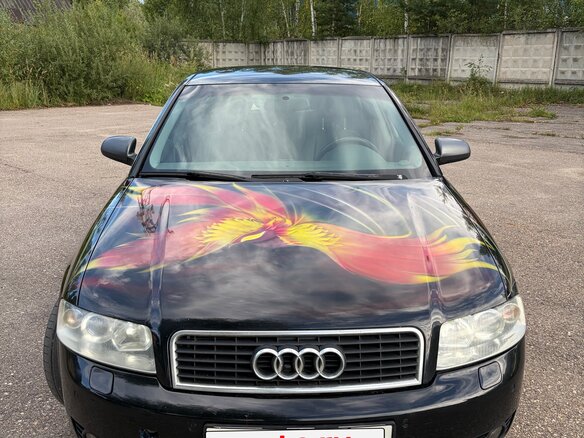 2001 Audi A4 II (B6), чёрный - вид 1