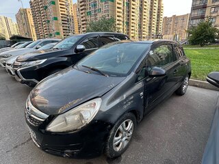 2007 Opel Corsa D, чёрный, 135000 рублей, вид 1