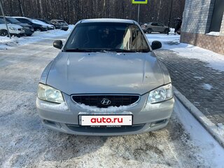 2011 Hyundai Accent ТагАЗ II, серебристый, 300000 рублей, вид 1