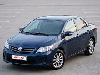 2012 Toyota Corolla X (E140, E150) Рестайлинг, синий, 1250000 рублей, вид 2