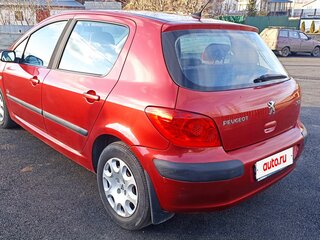 2006 Peugeot 307 I Рестайлинг, красный, 430000 рублей, вид 4