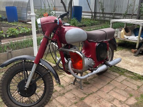 1961 Jawa 350/360, красный, 80000 рублей, вид 2
