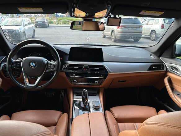 2017 BMW 5 серии 530i xDrive VII (G30/G31/G38), серый - вид 7