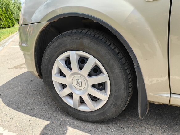 2012 Renault Logan I Рестайлинг, бежевый, 415000 рублей - вид 14