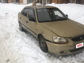 2005 Hyundai Accent ТагАЗ II, бежевый, 115000 рублей, вид 5