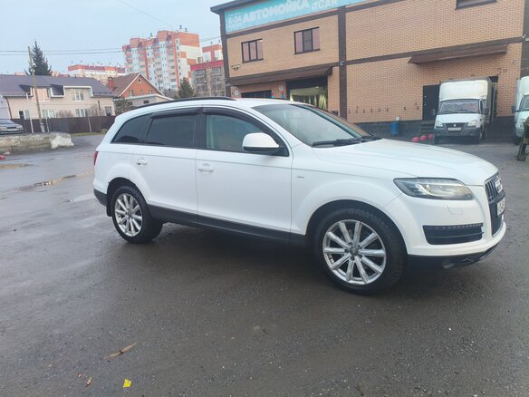 2010 Audi Q7 I (4L) Рестайлинг, белый, 1500000 рублей - вид 1