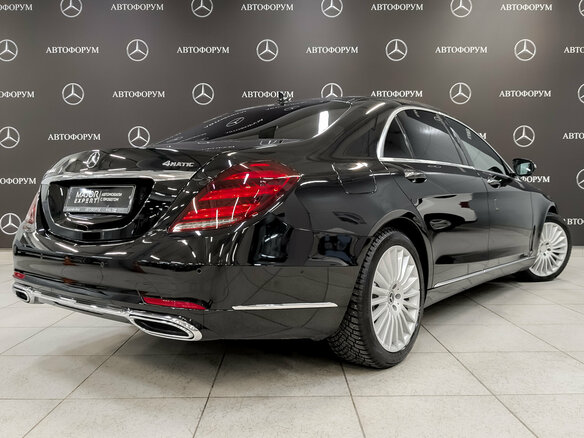 2019 Mercedes-Benz S-Класс 400 d VI (W222, C217) Рестайлинг, чёрный - вид 7