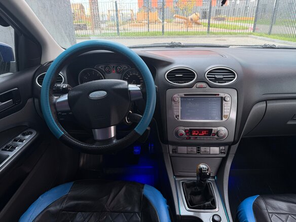 2008 Ford Focus II Рестайлинг, синий - вид 20
