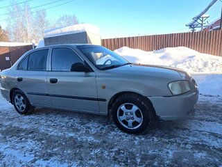 2008 Hyundai Accent ТагАЗ II, серый, 325000 рублей, вид 2