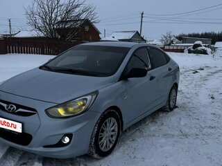 2011 Hyundai Solaris I, голубой, 715000 рублей, вид 1