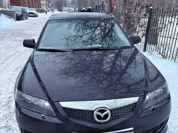 2006 Mazda 6 I (GG) Рестайлинг, красный, 400000 рублей - вид 1