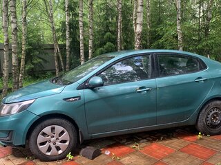 2012 Kia Rio III, зелёный, 375000 рублей, вид 3
