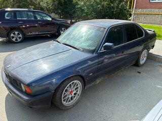 1990 BMW 5 серии 520i III (E34), синий, 290000 рублей, вид 1