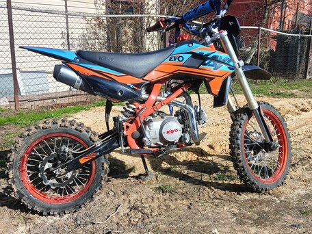 2024 Kayo Evolution YX125EM, синий, 70000 рублей, вид 3