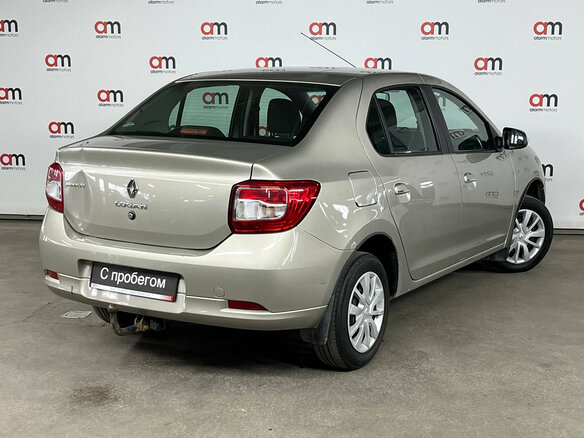 2017 Renault Logan II, бежевый, 599000 рублей - вид 3