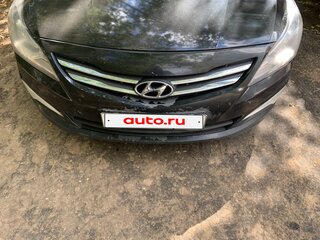2014 Hyundai Solaris I Рестайлинг, чёрный, 699999 рублей, вид 2