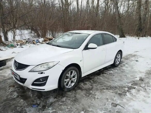 2010 Mazda 6 II (GH) Рестайлинг, белый, 780000 рублей - вид 7